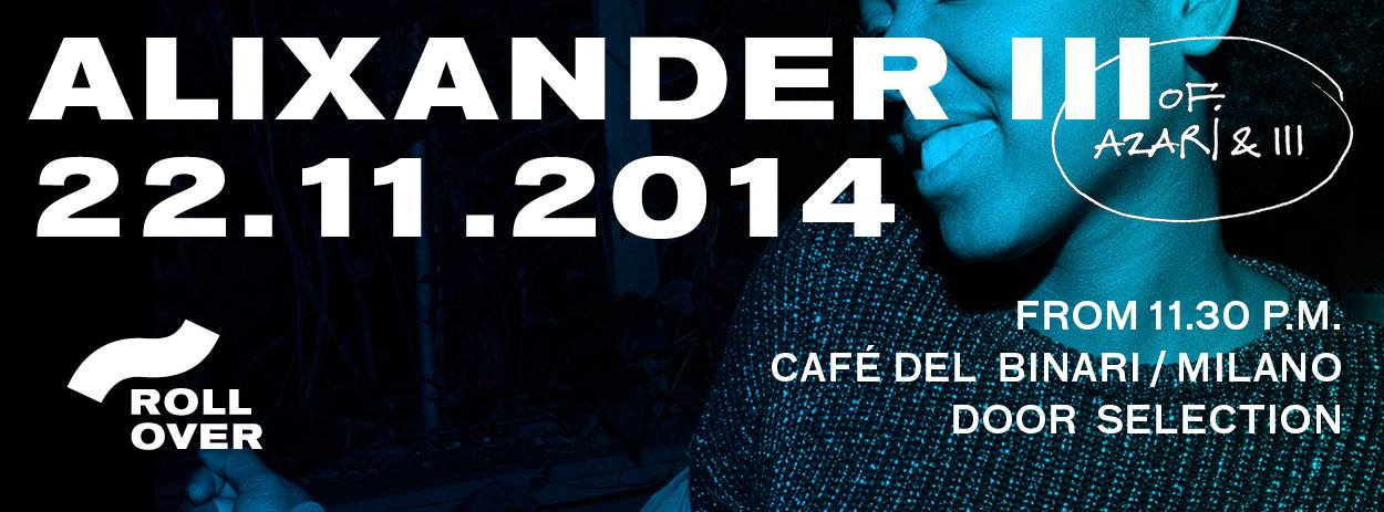 "22.11.2014 ALIXANDER III FOR ROLLOVER"