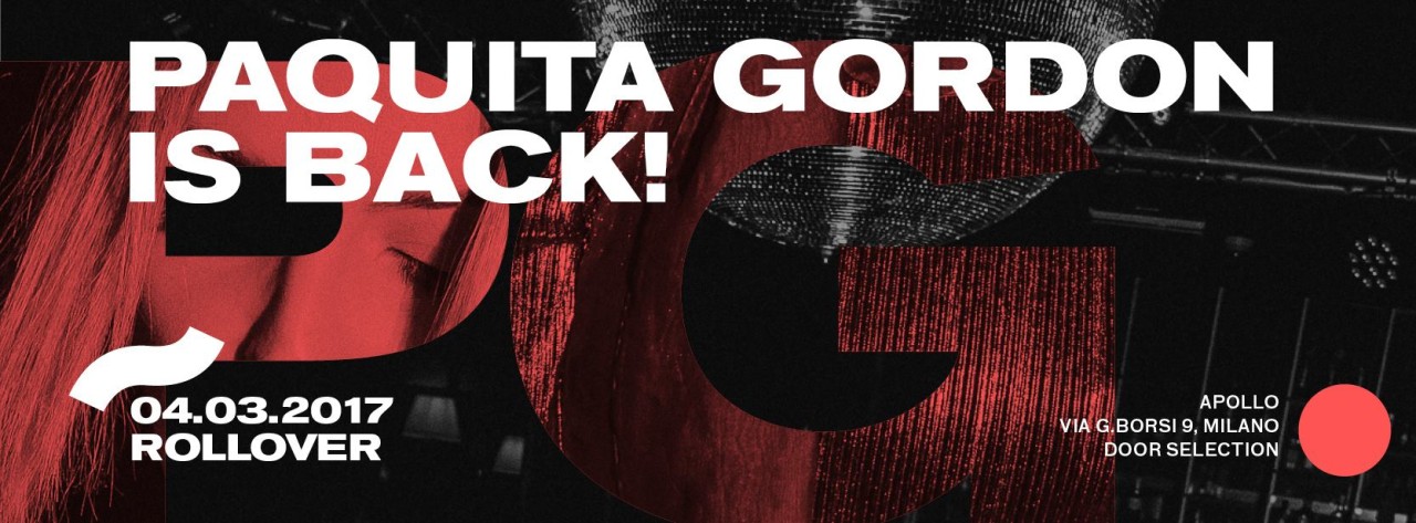 "03 marzo 2017 Paquita Gordon At Rollover"