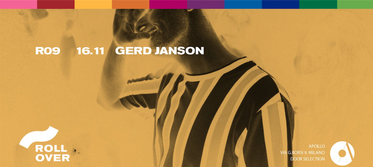 "16TH NOV - ROLLOVER W/ GERD JANSON"
